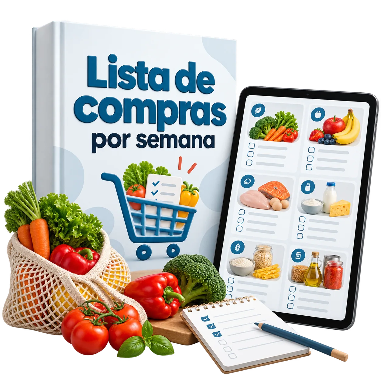 Portada del bono Lista de compras por semana